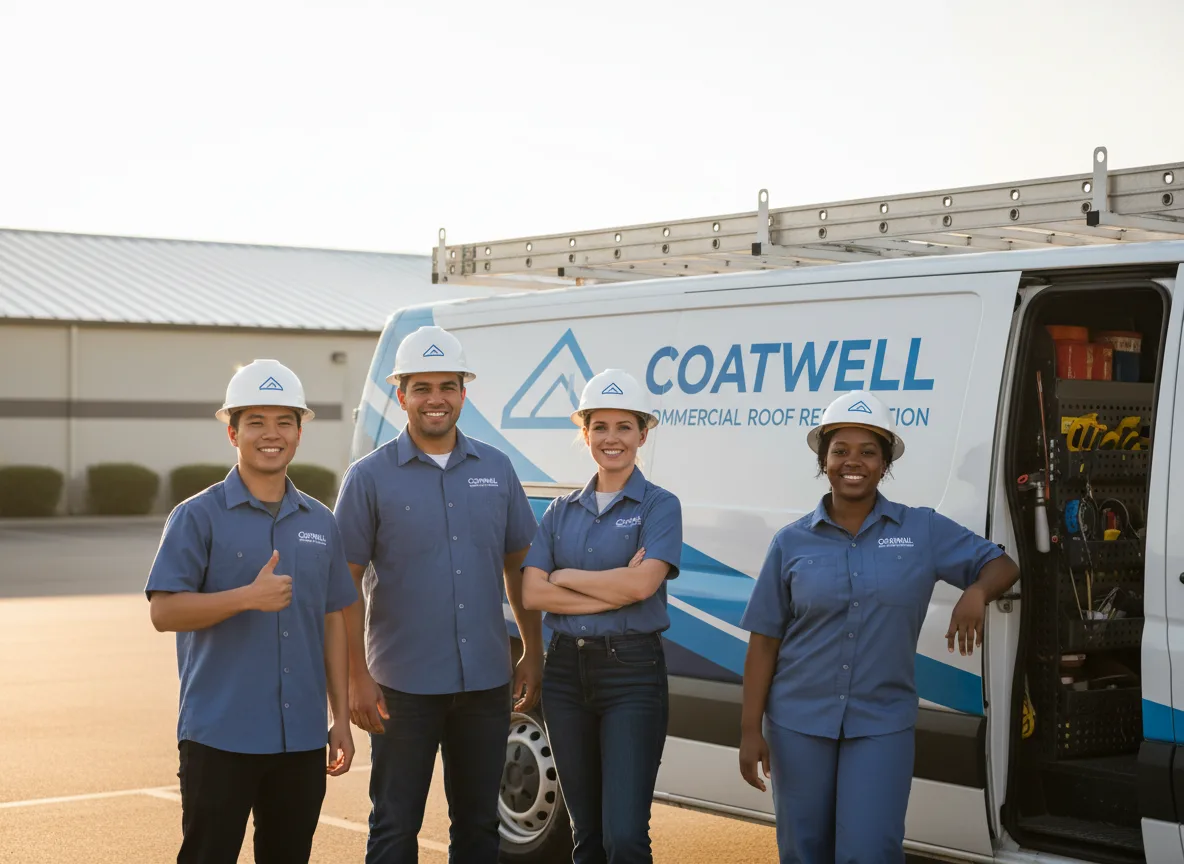 Commercial roof coating company in Polo, IL